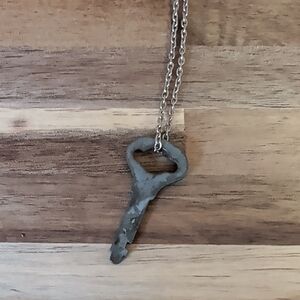 Vintage Key Pendant Necklace